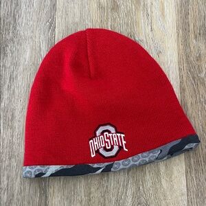 Colosseum Ohio State Buckeyes Adult Reversible Beanie Cap Hat